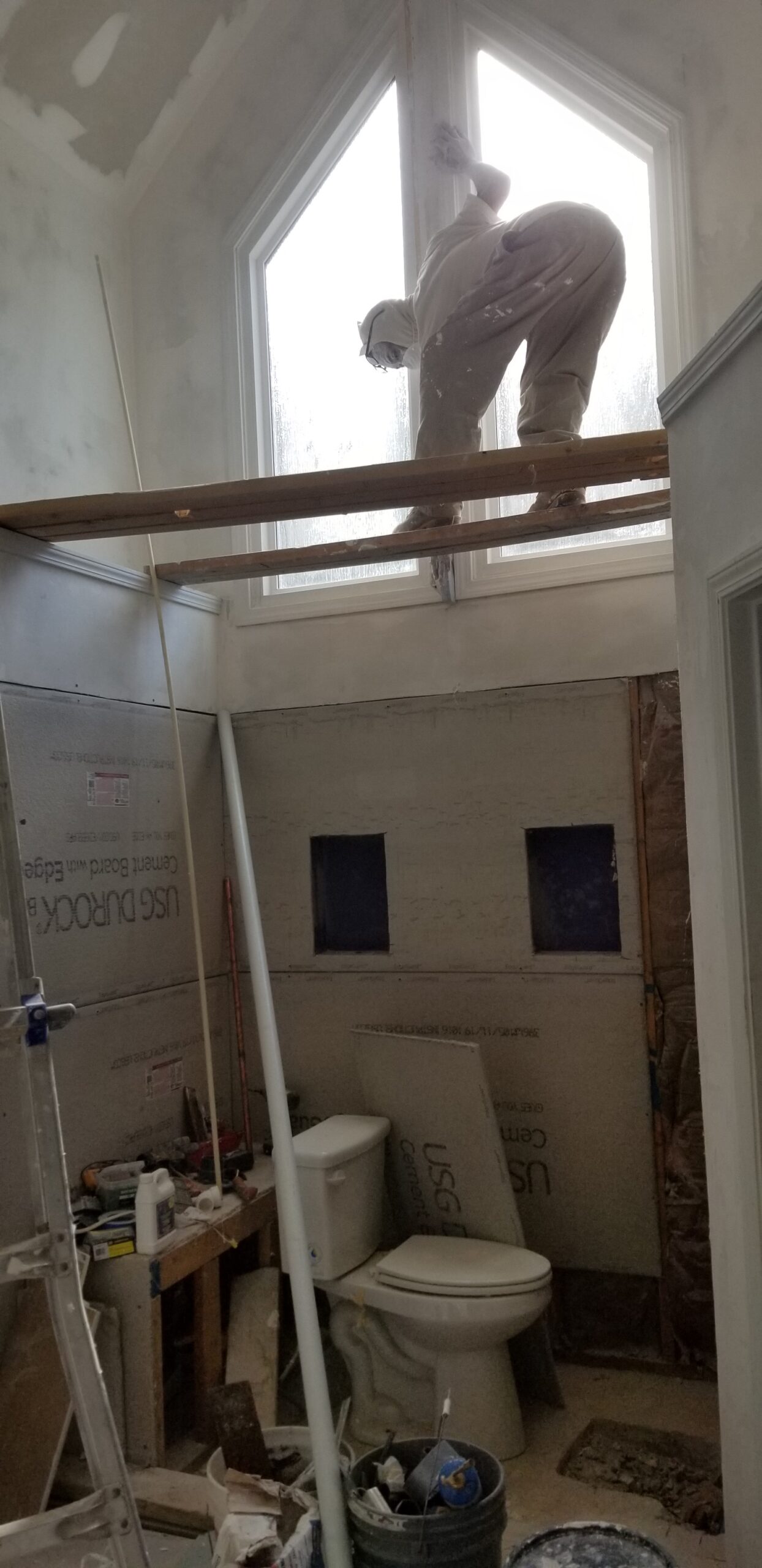 Dated guest bathroom before renovation in Griffin, GA